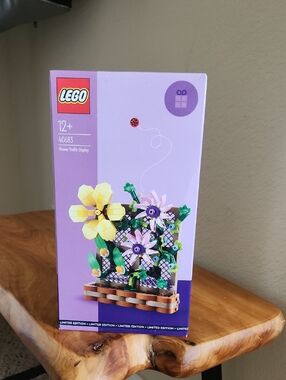 LEGO Flower Trellis Display - Purple, Yellow, Pink, Green